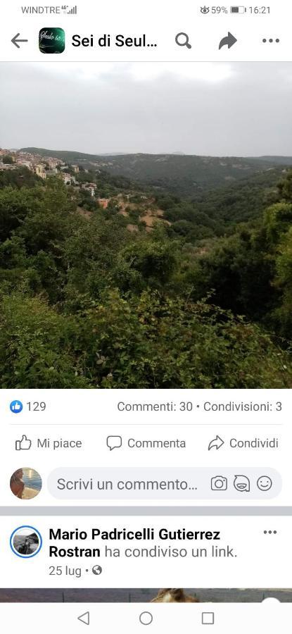 Stellaria Casa Vacanze In Montagna Panorama Stupendo Sardegna Seùlo Zewnętrze zdjęcie
